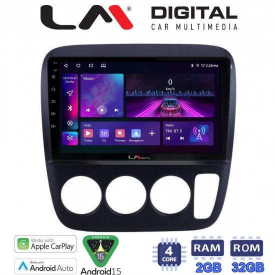 LM Digital - LM ZA4376A GPS Οθόνη OEM Multimedia Αυτοκινήτου για HONDA CRV 1996-2006 (CarPlay/AndroidAuto/BT/GPS/WIFI/GPRS)