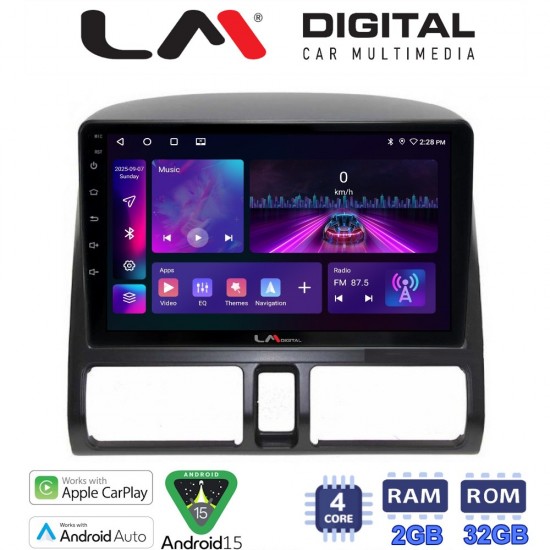 LM Digital - LM ZA4376CL GPS Οθόνη OEM Multimedia Αυτοκινήτου για HONDA CRV 1996-2006 (CarPlay/AndroidAuto/BT/GPS/WIFI/GPRS)