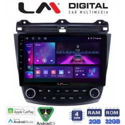 LM Digital - LM ZA4382 GPS Οθόνη OEM Multimedia Αυτοκινήτου για HONDA ACCORD 2002>2008 (CarPlay/AndroidAuto/BT/GPS/WIFI/GPRS)