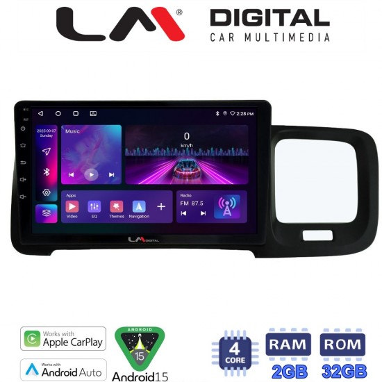 LM Digital - LM ZA4392 GPS Οθόνη OEM Multimedia Αυτοκινήτου για Volvo S60 2010 > 2018 (CarPlay/AndroidAuto/BT/GPS/WIFI/GPRS)