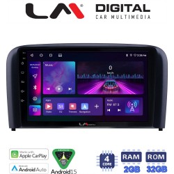 LM Digital - LM ZA4393 GPS Οθόνη OEM Multimedia Αυτοκινήτου για Volvo S80 2004 > 2006 (CarPlay/AndroidAuto/BT/GPS/WIFI/GPRS)