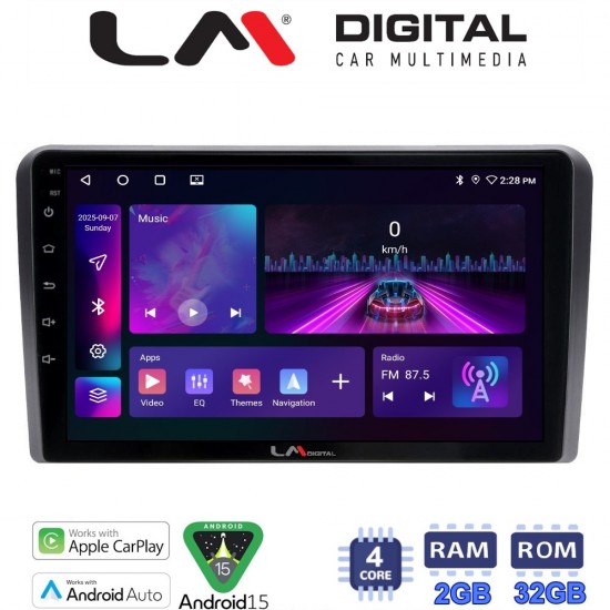 LM Digital - LM ZA4407 GPS Οθόνη OEM Multimedia Αυτοκινήτου για ΗΥ Η1 2006> (CarPlay/AndroidAuto/BT/GPS/WIFI/GPRS)