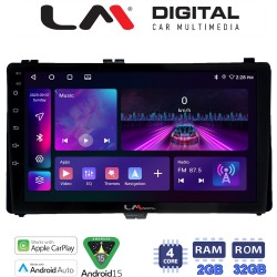 LM Digital - LM ZA4418 GPS Οθόνη OEM Multimedia Αυτοκινήτου για Toyota Auris '15> & Corolla '17-'19 (CarPlay/AndroidAuto/BT/GPS/WIFI/GPRS)