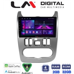 LM Digital - LM ZA4432 GPS Οθόνη OEM Multimedia Αυτοκινήτου για DACIA DUSTER 2006>2012 (CarPlay/AndroidAuto/BT/GPS/WIFI/GPRS)