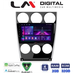 LM Digital - LM ZA4436 GPS Οθόνη OEM Multimedia Αυτοκινήτου για MAZDA 6 facelift 2005>2008 (CarPlay/AndroidAuto/BT/GPS/WIFI/GPRS)