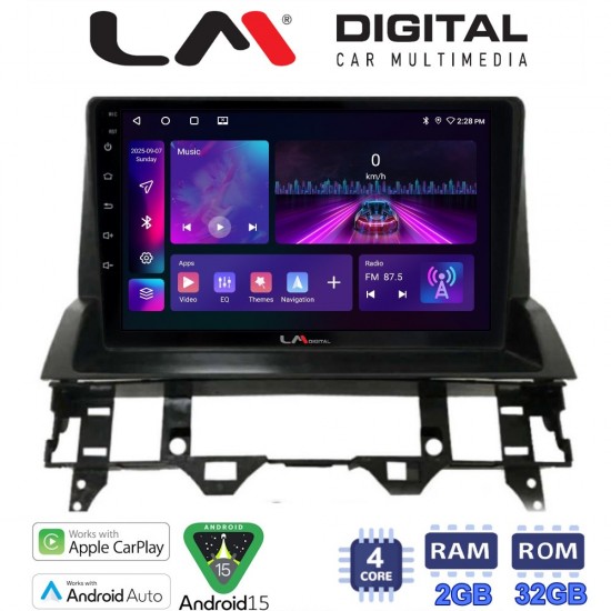 LM Digital - LM ZA4437 GPS Οθόνη OEM Multimedia Αυτοκινήτου για MAZDA 6 2002 > 2005 (CarPlay/AndroidAuto/BT/GPS/WIFI/GPRS)