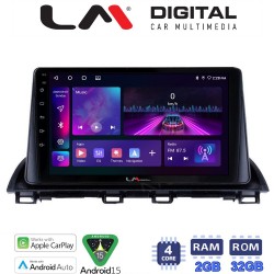 LM Digital - LM ZA4461 GPS Οθόνη OEM Multimedia Αυτοκινήτου για Mazda 3 2014 > (CarPlay/AndroidAuto/BT/GPS/WIFI/GPRS)