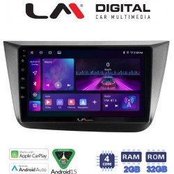 LM Digital - LM ZA4490 GPS Οθόνη OEM Multimedia Αυτοκινήτου για Seat Altea 2004 > 2015 (CarPlay/AndroidAuto/BT/GPS/WIFI/GPRS)