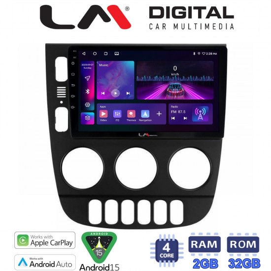 LM Digital - LM ZA4505 GPS Οθόνη OEM Multimedia Αυτοκινήτου για Mercedes ML 1998 > 2005 (CarPlay/AndroidAuto/BT/GPS/WIFI/GPRS)