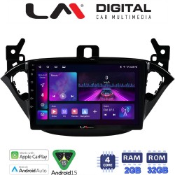 LM Digital - LM ZA4521 GPS Οθόνη OEM Multimedia Αυτοκινήτου για Opel Corsa E 2015 > 2018 (CarPlay/AndroidAuto/BT/GPS/WIFI/GPRS)