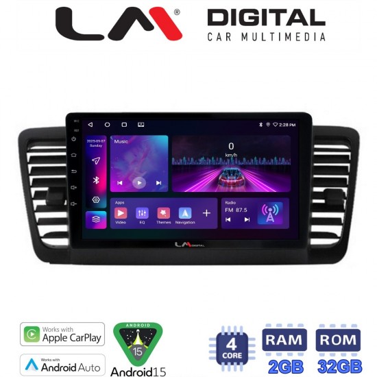 LM Digital - LM ZA4525 GPS Οθόνη OEM Multimedia Αυτοκινήτου για SUBARU LEGACY 2002> (CarPlay/AndroidAuto/BT/GPS/WIFI/GPRS)