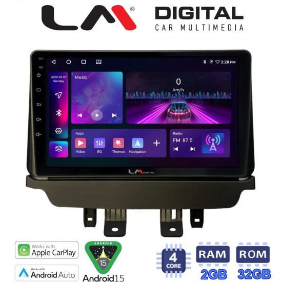 LM Digital - LM ZA4532 GPS Οθόνη OEM Multimedia Αυτοκινήτου για Mazda 2 2014 > (CarPlay/AndroidAuto/BT/GPS/WIFI/GPRS)