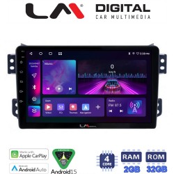 LM Digital - LM ZA4540 GPS Οθόνη OEM Multimedia Αυτοκινήτου για OPEL AGILA - SUZUKI ALTO 2008> (CarPlay/AndroidAuto/BT/GPS/WIFI/GPRS)