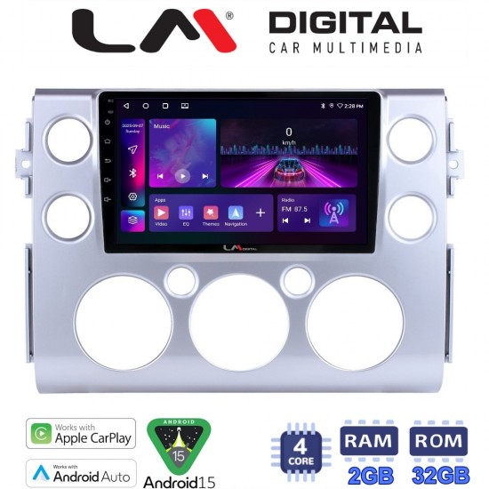 LM Digital - LM ZA4563 GPS Οθόνη OEM Multimedia Αυτοκινήτου για TOYOTA FJ CRUISER 2014> (CarPlay/AndroidAuto/BT/GPS/WIFI/GPRS)