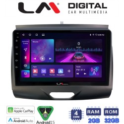 LM Digital - LM ZA4576A GPS Οθόνη OEM Multimedia Αυτοκινήτου για Ford Ranger 2015 > 2020 (CarPlay/AndroidAuto/BT/GPS/WIFI/GPRS)