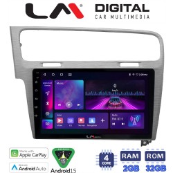 LM Digital - LM ZA4591 GPS Οθόνη OEM Multimedia Αυτοκινήτου για VW GOLF7 (CarPlay/AndroidAuto/BT/GPS/WIFI/GPRS)
