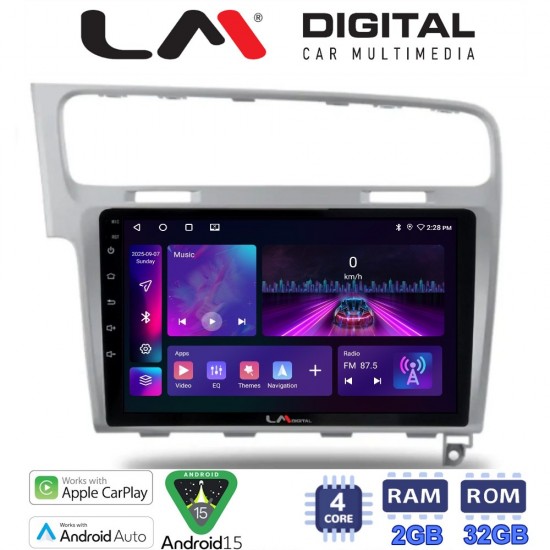 LM Digital - LM ZA4591S GPS Οθόνη OEM Multimedia Αυτοκινήτου για 0 (CarPlay/AndroidAuto/BT/GPS/WIFI/GPRS)