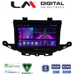 LM Digital - LM ZA4674 GPS Οθόνη OEM Multimedia Αυτοκινήτου για Opel Astra K 2016 > (CarPlay/AndroidAuto/BT/GPS/WIFI/GPRS)