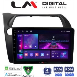 LM Digital - LM ZA4744 GPS Οθόνη OEM Multimedia Αυτοκινήτου για HONDA CIVIC 3/5D 2006-2012 (CarPlay/AndroidAuto/BT/GPS/WIFI/GPRS)
