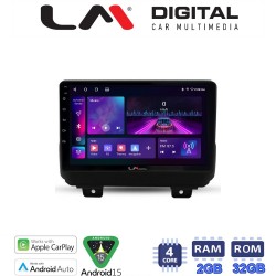 LM Digital - LM ZA4746 GPS Οθόνη OEM Multimedia Αυτοκινήτου για JEEP WRANGLER 2018> (CarPlay/AndroidAuto/BT/GPS/WIFI/GPRS)