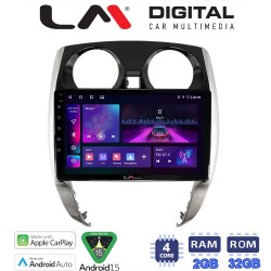 LM Digital - LM ZA4790 GPS Οθόνη OEM Multimedia Αυτοκινήτου για Nissan Note 2013 > 2020 (CarPlay/AndroidAuto/BT/GPS/WIFI/GPRS)
