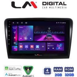 LM Digital - LM ZA4982 GPS Οθόνη OEM Multimedia Αυτοκινήτου για SK SUPERB 2008>2015 (CarPlay/AndroidAuto/BT/GPS/WIFI/GPRS)