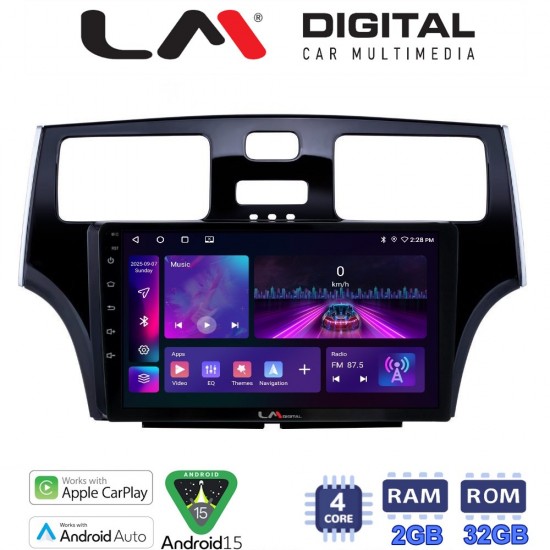 LM Digital - LM ZA4993 GPS Οθόνη OEM Multimedia Αυτοκινήτου για Lexus ES 2001 > 2007 (CarPlay/AndroidAuto/BT/GPS/WIFI/GPRS)