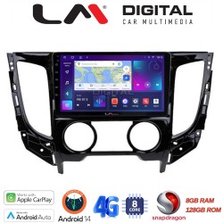 LM Digital - LM ZT8230A GPS Οθόνη OEM Multimedia Αυτοκινήτου για Mitsubishi L200 2014 > Μόνο για αυτοκίνητα με Air Condition (CarPlay/AndroidAuto/BT/GPS/WIFI/GPRS)