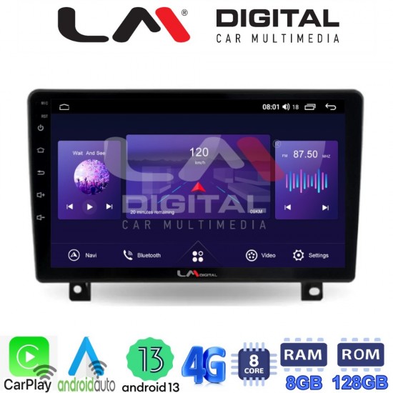 LM Digital - LM ZT8019UP GPS Οθόνη OEM Multimedia Αυτοκινήτου για Opel Astra H 2004 > 2009 (CarPlay/AndroidAuto/BT/GPS/WIFI/GPRS)