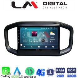 LM Digital - LM ZR8259 GPS Οθόνη OEM Multimedia Αυτοκινήτου για Fiat Strada 2021 >Προσοχή! Δείτε την φίσα του εργοστασιακού μηχανήματος και ενημερώστε το τεχνικό τμήμα πριν την παραγγελία. (CarPlay/AndroidAuto/BT/GPS/WIFI/GPRS)