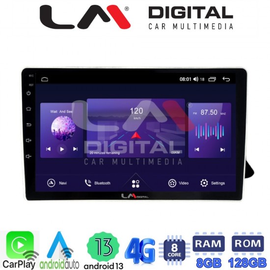 LM Digital - LM ZT8310 GPS Οθόνη OEM Multimedia Αυτοκινήτου για AUDI A4 2008 > 2013 (CarPlay/AndroidAuto/BT/GPS/WIFI/GPRS)
