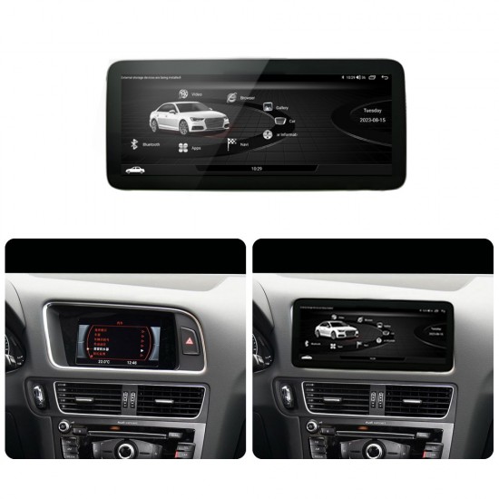 LM Digital - LM GH2 311 LOW Οθόνη OEM Multimedia Αυτοκινήτου για AUDI Q5 2008 > 2017 με εγχρωμη οθόνη (CarPlay/AndroidAuto/BT/GPS/WIFI/GPRS)
