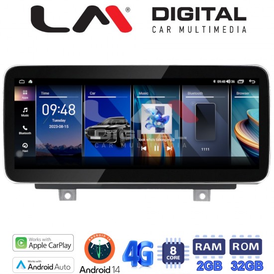 LM Digital - LM GH2 350 EVO Οθόνη OEM Multimedia Αυτοκινήτου για BMW SERIES 3 2010 >(F30 F31,F34,F35,F80)BMW SERIES 4 2013 >(F32,F33,F36,F83)με σύστημα NBT (CarPlay/AndroidAuto/BT/GPS/WIFI/GPRS)