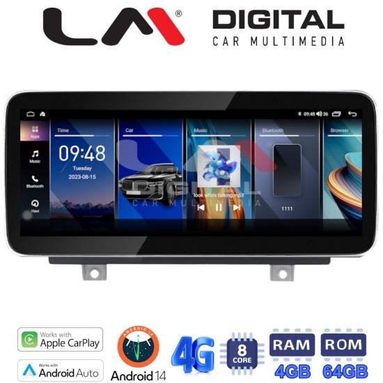 LM Digital - LM GH4 350 NBT Οθόνη OEM Multimedia Αυτοκινήτου για BMW SERIES 3 2010 >(F30 F31,F34,F35,F80)BMW SERIES 4 2013 >(F32,F33,F36,F83)με σύστημα NBT (CarPlay/AndroidAuto/BT/GPS/WIFI/GPRS)