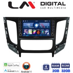 LM Digital - LM ZG4230 GPS Οθόνη OEM Multimedia Αυτοκινήτου για Mitsubishi L200 2014 > Μόνο για αυτοκίνητα με Κλιματισμό (CarPlay/AndroidAuto/BT/GPS/WIFI/GPRS)