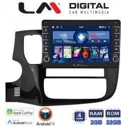 LM Digital - LM ZG4231 GPS Οθόνη OEM Multimedia Αυτοκινήτου για MITSUBISHI OUTLANDER 2013> (CarPlay/AndroidAuto/BT/GPS/WIFI/GPRS)