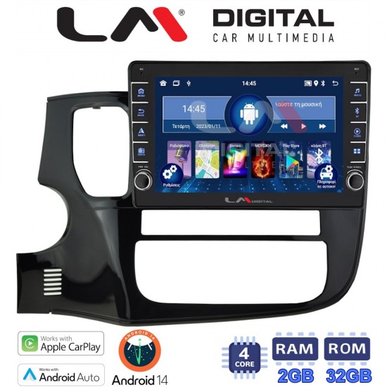 LM Digital - LM ZG4231 GPS Οθόνη OEM Multimedia Αυτοκινήτου για MITSUBISHI OUTLANDER 2013> (CarPlay/AndroidAuto/BT/GPS/WIFI/GPRS)