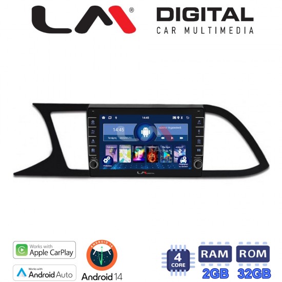 LM Digital - LM ZG4306 GPS Οθόνη OEM Multimedia Αυτοκινήτου για SEAT LEON 2012> (CarPlay/AndroidAuto/BT/GPS/WIFI/GPRS)