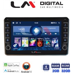 LM Digital - LM ZG4312 GPS Οθόνη OEM Multimedia Αυτοκινήτου για MITSUBISHI OUTLANDER 2001 > 2006 (CarPlay/AndroidAuto/BT/GPS/WIFI/GPRS)