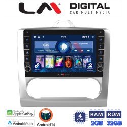 LM Digital - LM ZG4328 GPS Οθόνη OEM Multimedia Αυτοκινήτου για FORD FOCUS 2004>2012 (CarPlay/AndroidAuto/BT/GPS/WIFI/GPRS)
