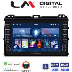 LM Digital - LM ZG4384 GPS Οθόνη OEM Multimedia Αυτοκινήτου για TOYOTA LANDCRUISER J100 2003>2009 (CarPlay/AndroidAuto/BT/GPS/WIFI/GPRS)
