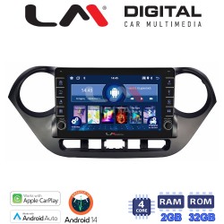 LM Digital - LM ZG4406 GPS Οθόνη OEM Multimedia Αυτοκινήτου για Hyundai i10 2014> (CarPlay/AndroidAuto/BT/GPS/WIFI/GPRS)