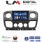 LM Digital - LM ZG4503 GPS Οθόνη OEM Multimedia Αυτοκινήτου για NISSAN NV400 2011 > 2020 OPEL Movano 2011> 2020 RENAULT Master III 2010 > 2019 (CarPlay/AndroidAuto/BT/GPS/WIFI/GPRS)