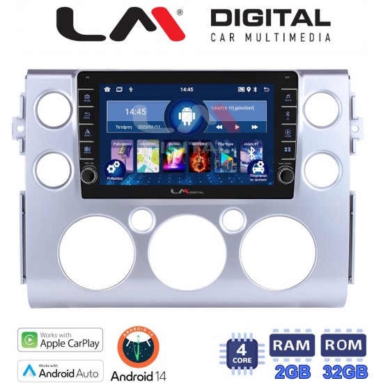 LM Digital - LM ZG4563 GPS Οθόνη OEM Multimedia Αυτοκινήτου για TOYOTA FJ CRUISER 2014> (CarPlay/AndroidAuto/BT/GPS/WIFI/GPRS)