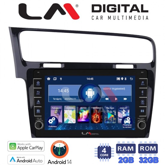 LM Digital - LM ZG4591B GPS Οθόνη OEM Multimedia Αυτοκινήτου για 0 (CarPlay/AndroidAuto/BT/GPS/WIFI/GPRS)