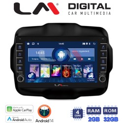 LM Digital - LM ZG4952 GPS Οθόνη OEM Multimedia Αυτοκινήτου για RENEGADE 2014> (CarPlay/AndroidAuto/BT/GPS/WIFI/GPRS)