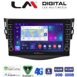LM Digital - LM ZG8018 GPS Οθόνη OEM Multimedia Αυτοκινήτου για TOYOTA RAV4 2006 > 2012 (CarPlay/AndroidAuto/BT/GPS/WIFI/GPRS)