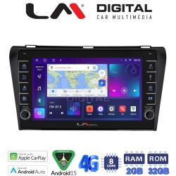 LM Digital - LM ZG8034 GPS Οθόνη OEM Multimedia Αυτοκινήτου για MAZDA 3 2009>2014 (CarPlay/AndroidAuto/BT/GPS/WIFI/GPRS)