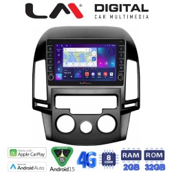 LM Digital - LM ZG8043AC GPS Οθόνη OEM Multimedia Αυτοκινήτου για HYUNDAI i30 2007-2012 (CarPlay/AndroidAuto/BT/GPS/WIFI/GPRS)