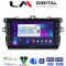 LM Digital - LM ZG8063 GPS Οθόνη OEM Multimedia Αυτοκινήτου για TOYOTA COROLLA 2006>2012 (CarPlay/AndroidAuto/BT/GPS/WIFI/GPRS)
